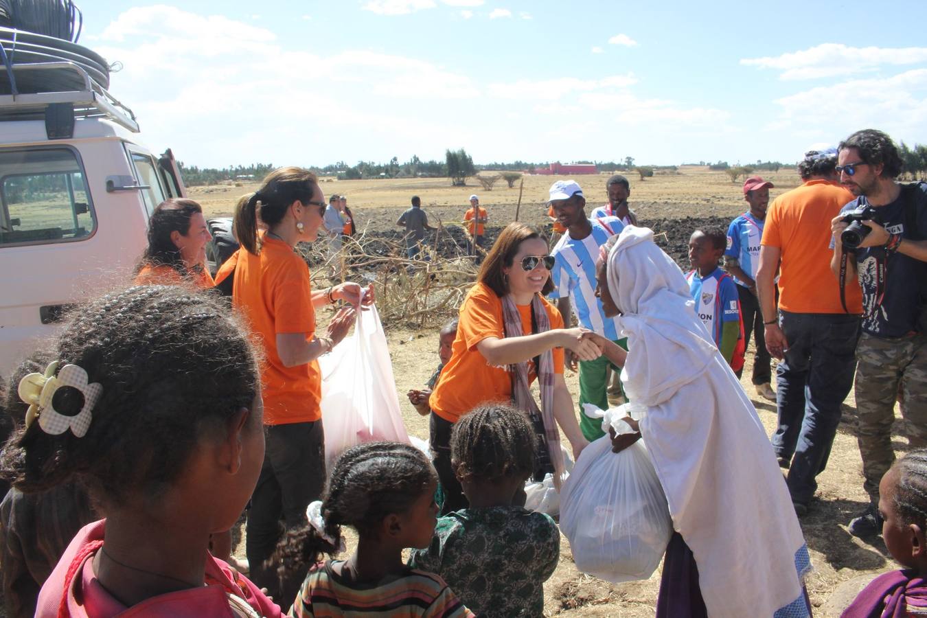 La Fundación Harena visita Etiopía con once voluntarios malagueños para paliar el hambre en varios poblados del norte del país