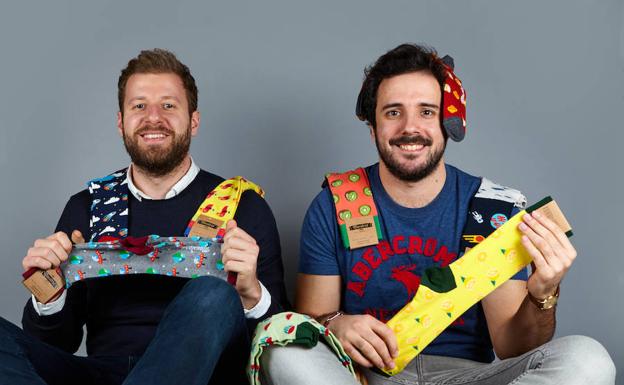 Barkan Ersoy y Pablo Ávila, los dos copropietarios de la marca de complementos Moustard. 