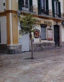 Imagen secundaria 2 - Basuras bajo el puente del arroyo.Cauce del arroyo con las lluvias y naranjos en la plaza de la Merced.