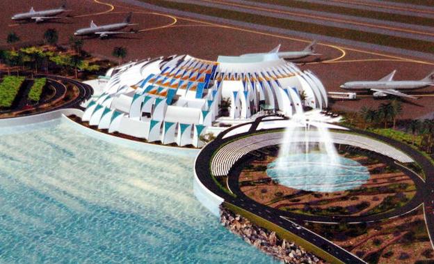 Terminal del aeropuerto de Doha. 