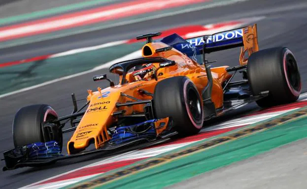 Stoffel Vandoorne, durante la penúltima jornada de test. 