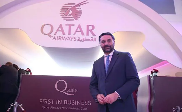 El consejero de Turismo de la Junta de Andalucía destacó en el expositor de Qatar Airways, en la ITB de Berlín, la importancia de las nuevas conexiones con el Golfo.