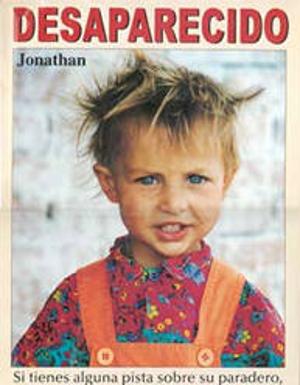 Jonathan Vega, tres años.