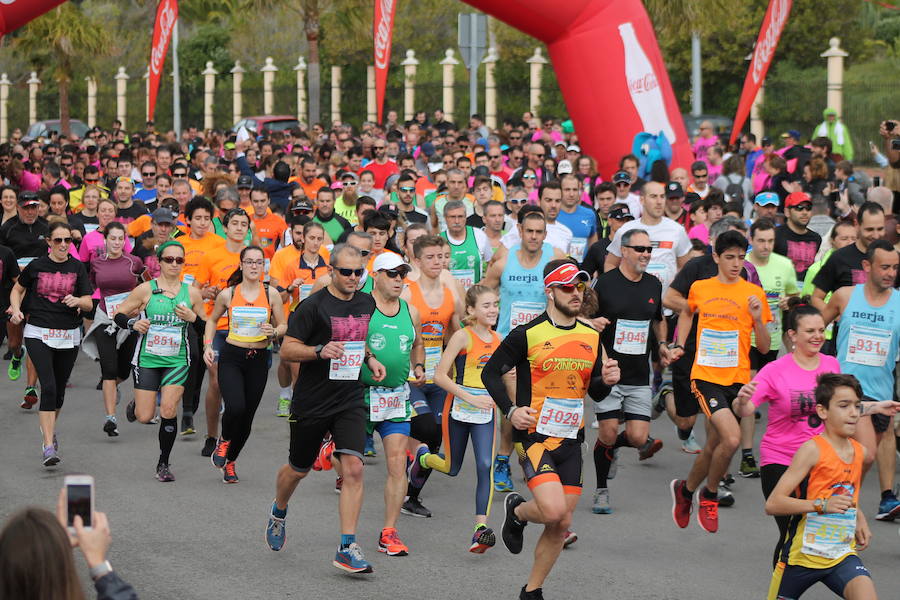 La lluvia respetó hasta el final de la prueba destinada a recaudar fondos para Proyecto Hombre Málaga