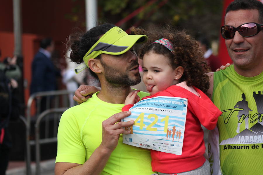 La lluvia respetó hasta el final de la prueba destinada a recaudar fondos para Proyecto Hombre Málaga