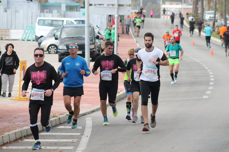La lluvia respetó hasta el final de la prueba destinada a recaudar fondos para Proyecto Hombre Málaga