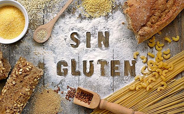 Productos sin gluten para celíacos.