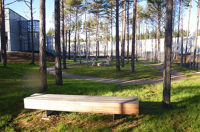 Prisión Halden (Noruega). Jardines y parques de los que pueden disfrutar.
