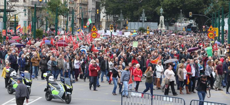 Fotos: Fotos de la manifestación por unas pensiones dignas en Málaga