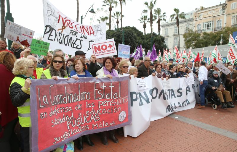 Fotos: Fotos de la manifestación por unas pensiones dignas en Málaga