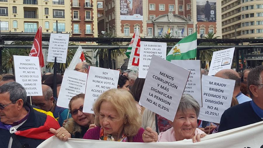 Fotos: Fotos de la manifestación por unas pensiones dignas en Málaga