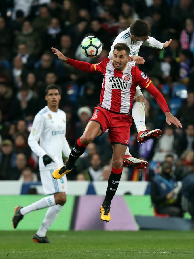 Festival goleador de Real Madrid y Girona en un duelo que se decantó para los blancos gracias al póker de goles de Cristiano Ronaldo.