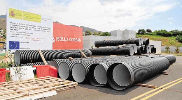 Las obras de la depuradora de Nerja se adjudicaron en 2013 por 23,3 millones. 