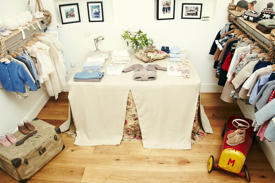 Interior de su showroom en el centro de Londres.