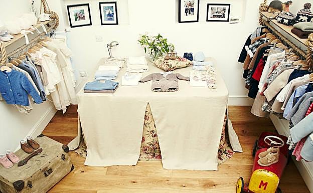 Interior de su showroom, en el Centro de Londres.