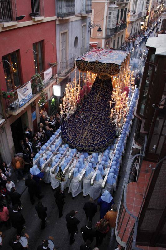 Imágenes de los cortejos de Rocío, Penas, Nueva Esperanza, Estrella, Rescate y Sentencia