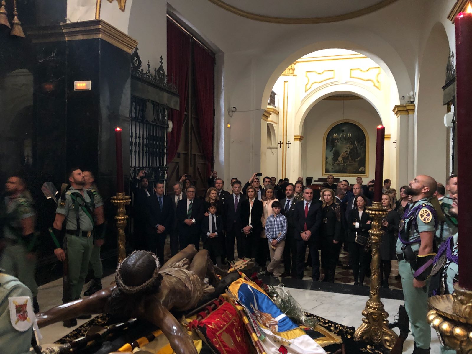 Semana Santa Málaga | Fotos Miércoles Santo | Tres ministros y la presidenta de la Junta asisten hoy a la Semana Santa de Málaga