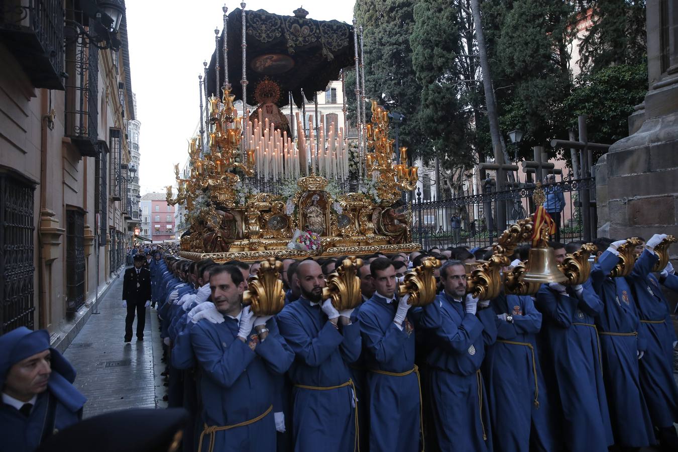 Semana Santa de Málaga | Fotos del recorrido procesional de Cofradía de Jesús El Rico y María Santísima del Amor el Miércoles Santo 2018