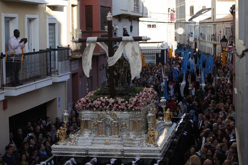 Fotos del recorrido procesional de la cofradía trinitaria