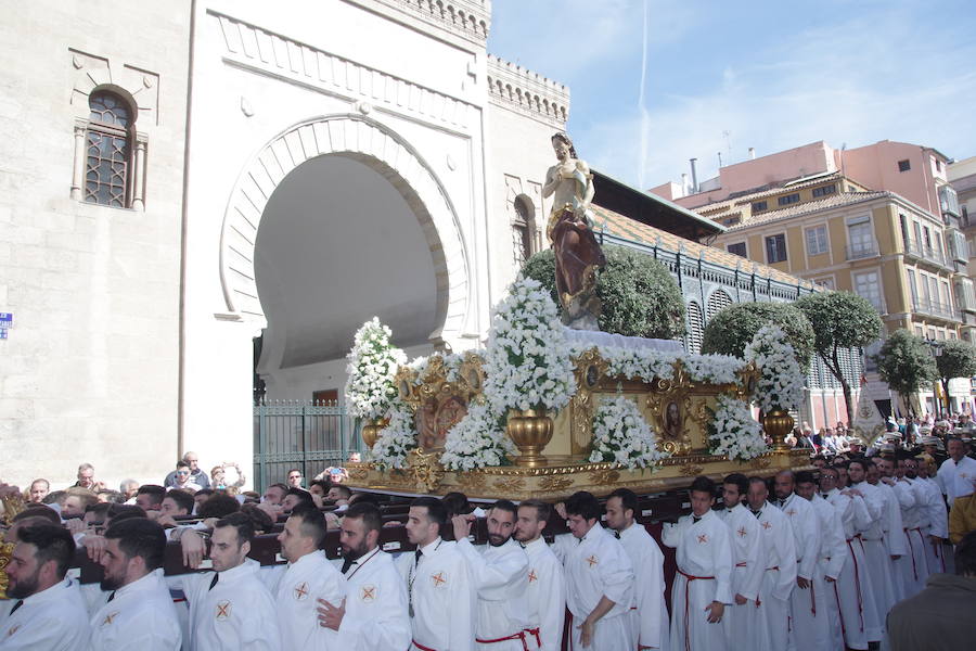 Semana Santa de Málaga | Fotos de la procesión del Resucitado el Domingo de Resurrección de 2018