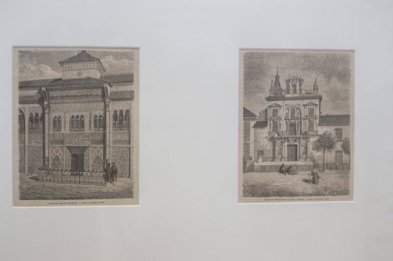 La muestra recoge 40 xilografías realizadas a partir de su viaje en 1862
