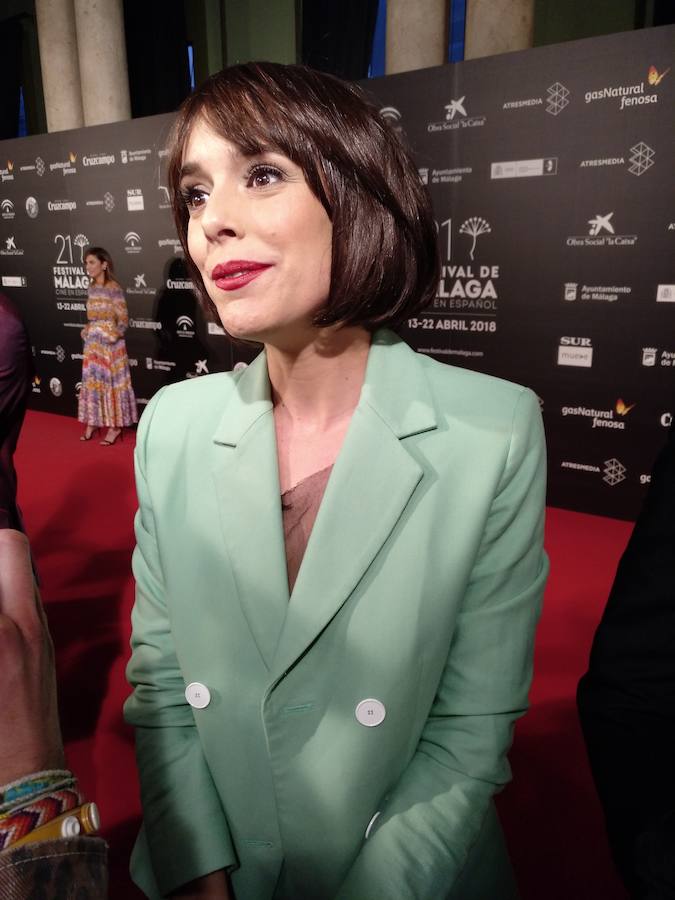El Festival de Cine de Málaga se ha presentado en Madrid, donde ha tenido lugar la primer alfombra roja de la que será la 21ª edición.