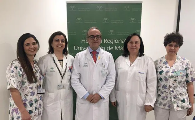 Miembros de la Unidad de Gestión Clínica de Ginecología y Obstetricia del Hospital Regional.