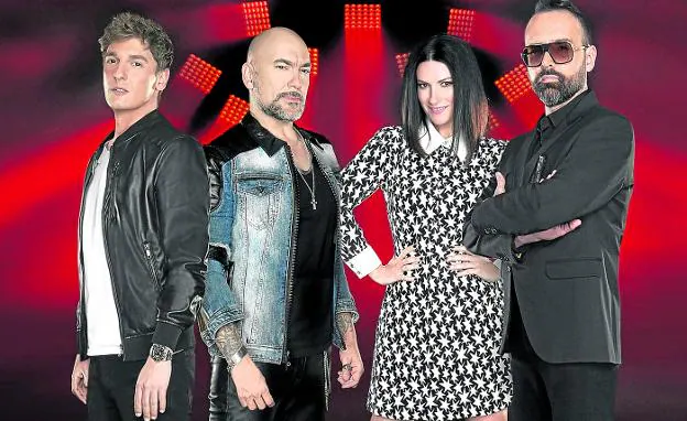 Xavi Martínez, Francisco Montesinos, Laura Pausini y Risto Mejide son los jurados de 'Factor X', que presentará Jesús Vázquez. :: mediaset