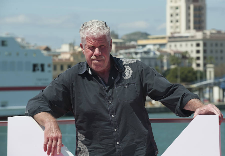 Ron Perlman, esta mañana en Málaga