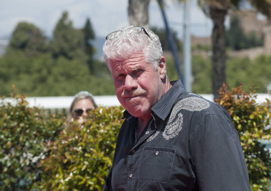 Ron Perlman, esta mañana en Málaga