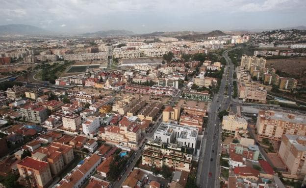 Vista aérea de la zona de Puerto de la Torre.