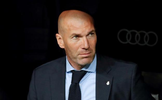 Zinedine Zidane, técnico del Real Madrid. 