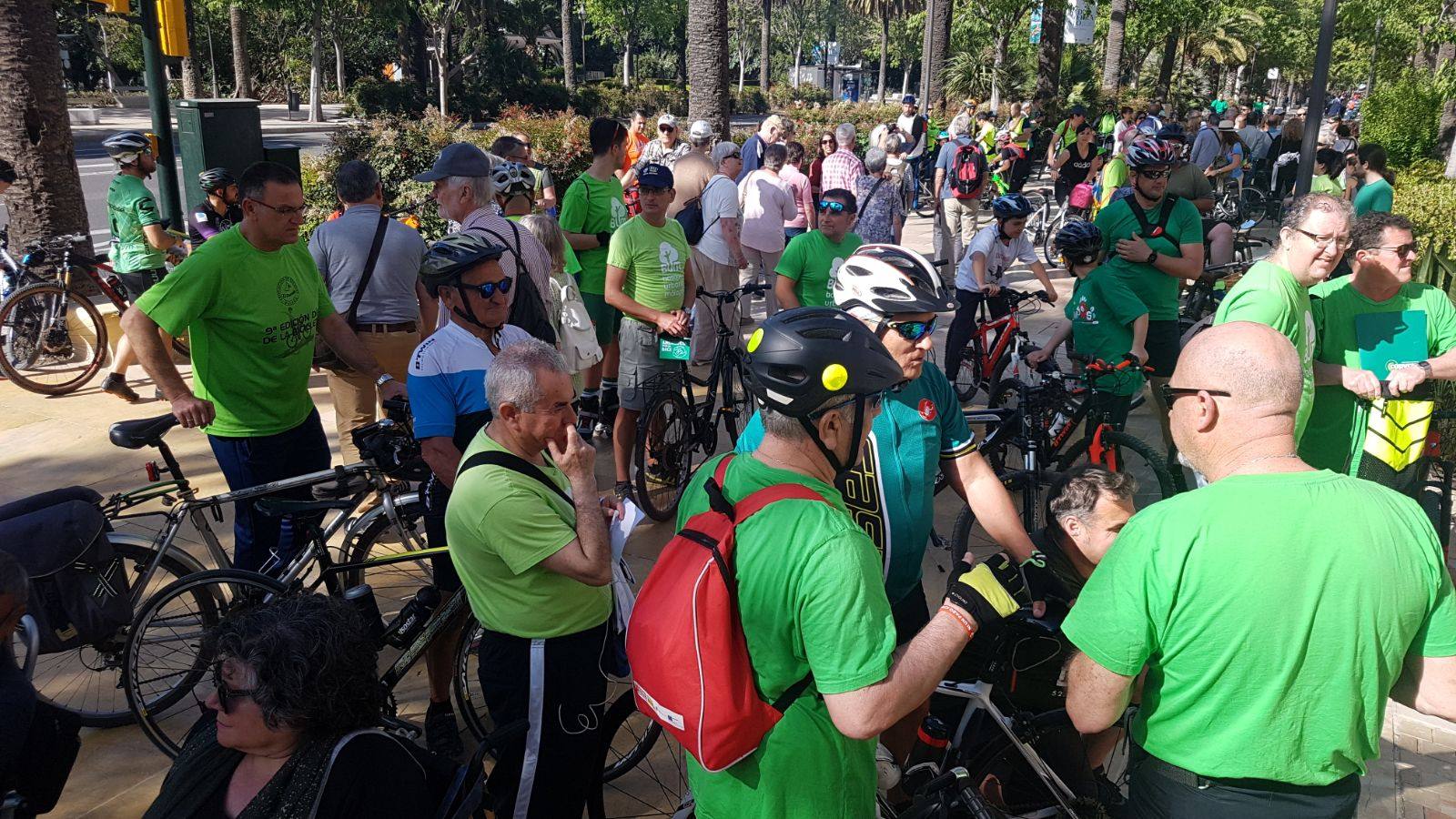 La asociación Ruedas Redondas, la plataforma ciudadana Bosque Urbano Málaga y la Mesa por un Bosque Urbano en los Antiguos Terrenos de Repsol convocan una marcha ciclista Por un Pulmón Verde para Málaga, cuyo objetivo es reclamar una zona verde de más de 17,7 hectáreas.