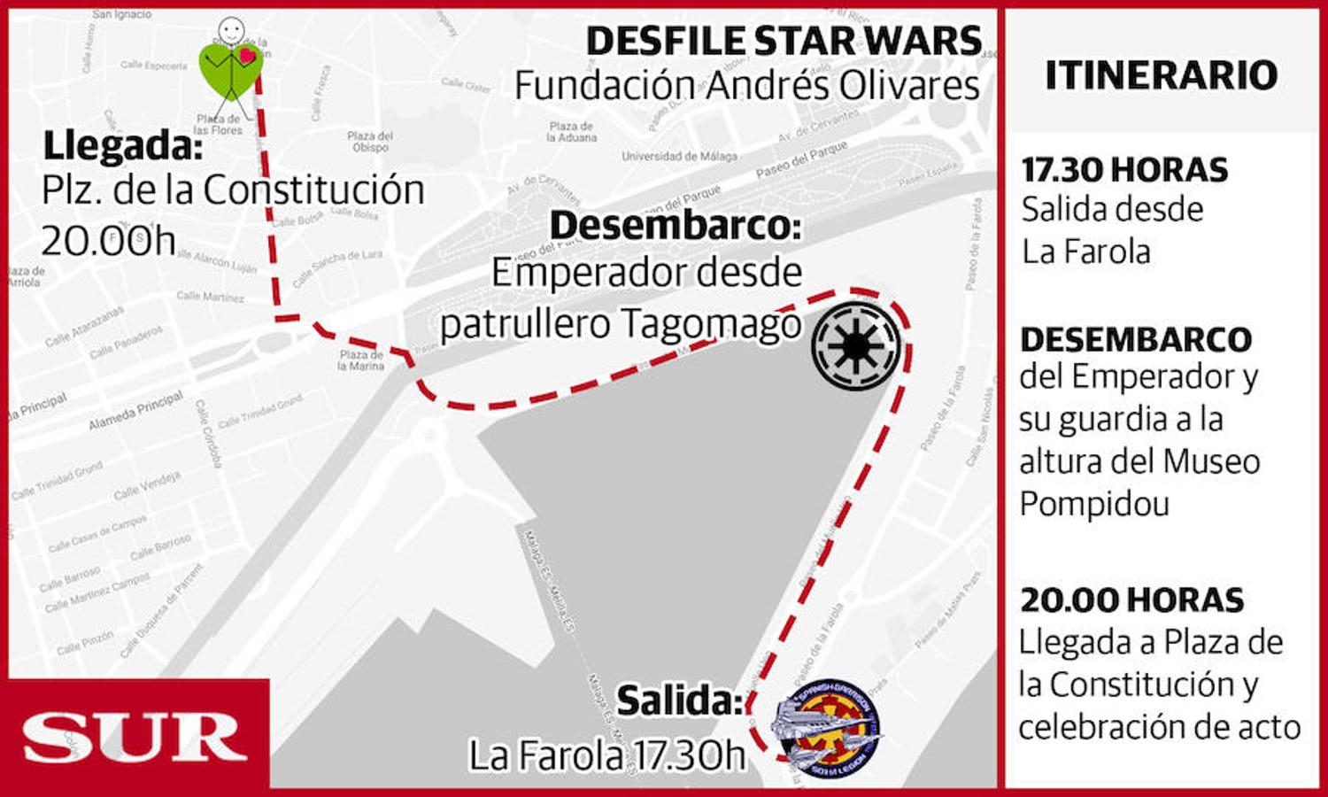 Descubre y conoce a los personajes de la Legión 501 de Star Wars que desfilarán en Málaga en el acto benéfico organizado por la Fundación Andrés Olivares que tendrá lugar el sábado 5 de mayo