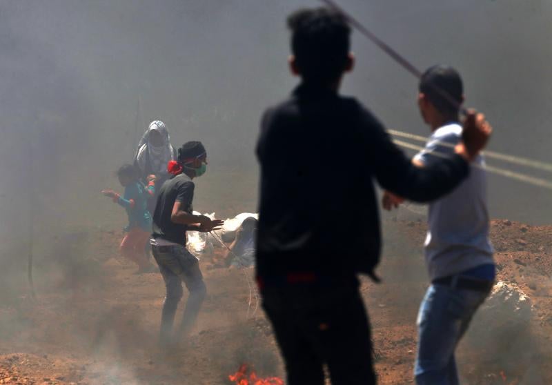 Más de cuarenta muertos y más de un millar de fallecidos en Gaza, en las protestas contra la embajada de EE UU en Jerusalén