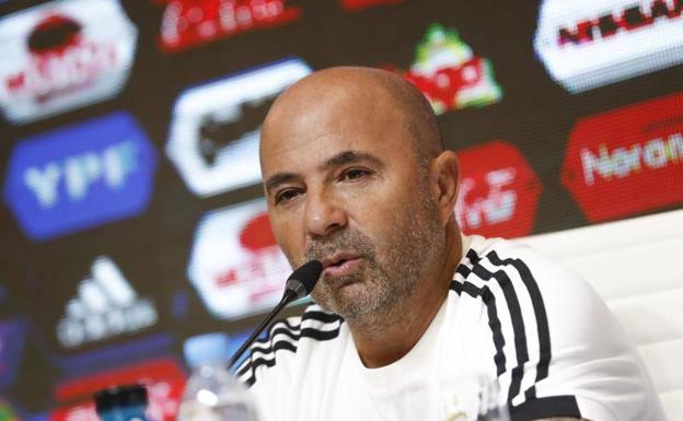 Jorge Sampaoli, seleccionador nacional de Argentina.