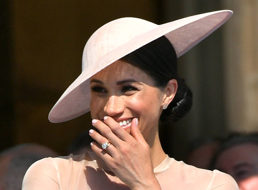 Solo tres días después de su boda, Meghan Markle ha debutado como duquesa de Sussex junto a su marido, su suegro y Camilla Parker Bowles.