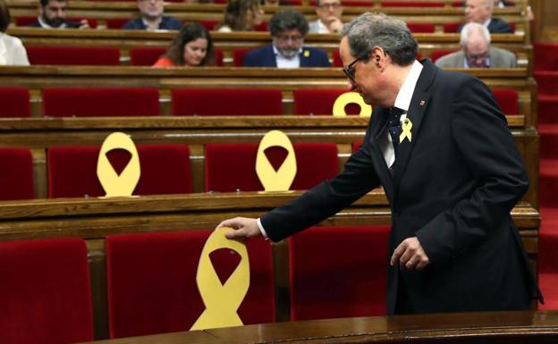 Torra pide por carta a Rajoy que ponga fin al 155