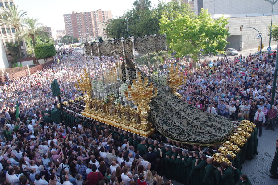 Los recorridos procesionales de las Vírgenes de la Victoria, Soledad de Mena, Dolores del Puente, Carmen de El Perchel, Rocío, María Auxiliadora, Amargura (Zamarrilla), Trinidad, Esperanza y Dolores de la Expiración