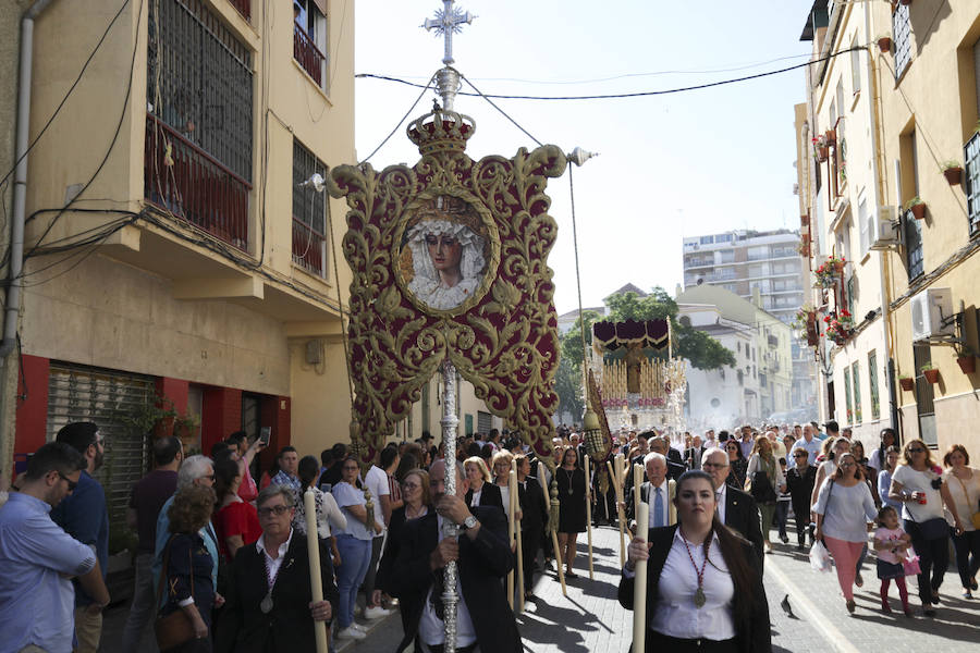 Los recorrido procesionales de las Vírgenes de la Victoria, Soledad de Mena, Dolores del Puente, Carmen de El Perchel, Rocío, María Auxiliadora, Amargura (Zamarrilla), Trinidad, Esperanza y Dolores de la Expiración