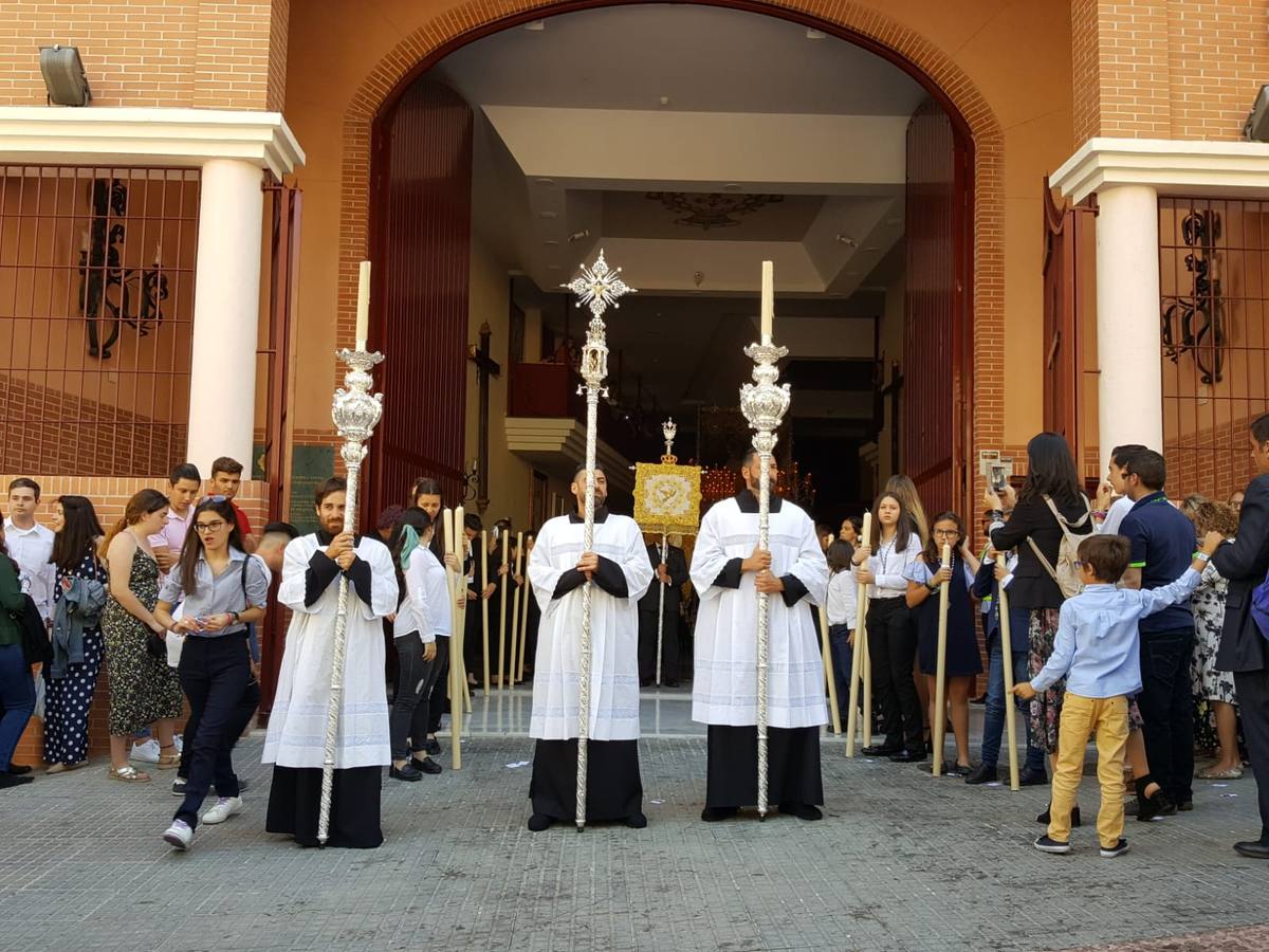 Los recorrido procesionales de las Vírgenes de la Victoria, Soledad de Mena, Dolores del Puente, Carmen de El Perchel, Rocío, María Auxiliadora, Amargura (Zamarrilla), Trinidad, Esperanza y Dolores de la Expiración