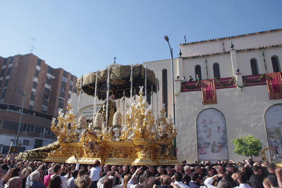Los recorrido procesionales de las Vírgenes de la Victoria, Soledad de Mena, Dolores del Puente, Carmen de El Perchel, Rocío, María Auxiliadora, Amargura (Zamarrilla), Trinidad, Esperanza y Dolores de la Expiración