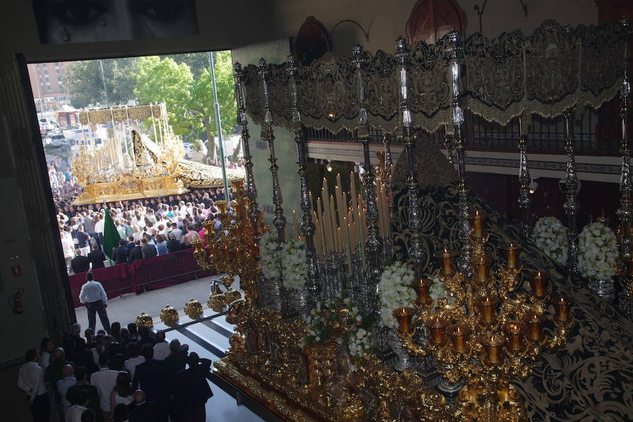 Los recorrido procesionales de las Vírgenes de la Victoria, Soledad de Mena, Dolores del Puente, Carmen de El Perchel, Rocío, María Auxiliadora, Amargura (Zamarrilla), Trinidad, Esperanza y Dolores de la Expiración