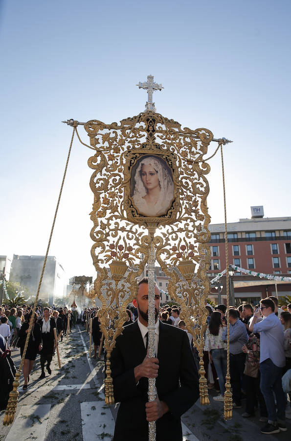 Los recorridos procesionales de las Vírgenes de la Victoria, Soledad de Mena, Dolores del Puente, Carmen de El Perchel, Rocío, María Auxiliadora, Amargura (Zamarrilla), Trinidad, Esperanza y Dolores de la Expiración