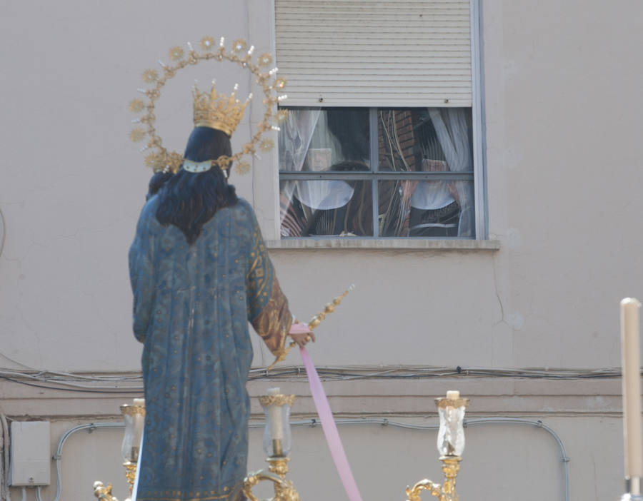 Los recorrido procesionales de las Vírgenes de la Victoria, Soledad de Mena, Dolores del Puente, Carmen de El Perchel, Rocío, María Auxiliadora, Amargura (Zamarrilla), Trinidad, Esperanza y Dolores de la Expiración
