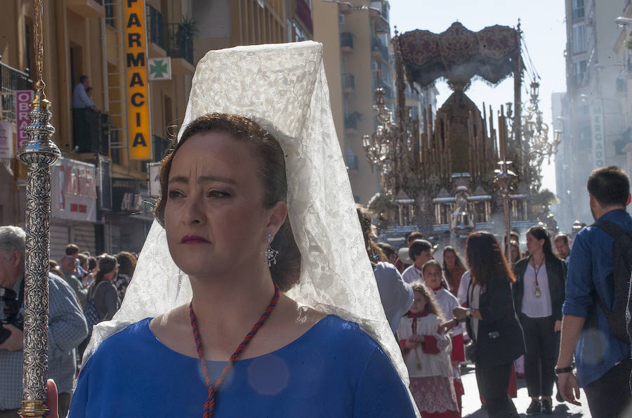 Los recorrido procesionales de las Vírgenes de la Victoria, Soledad de Mena, Dolores del Puente, Carmen de El Perchel, Rocío, María Auxiliadora, Amargura (Zamarrilla), Trinidad, Esperanza y Dolores de la Expiración