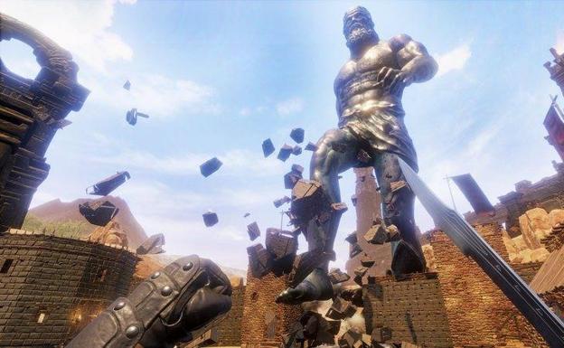El juego permite invocar gigantescos dioses.