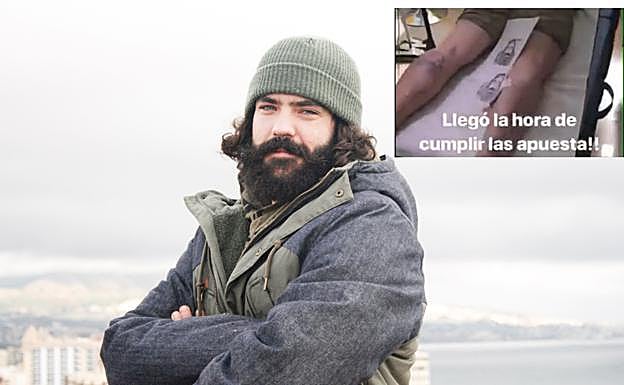 Un tatuaje con la cara de Regino Hernández