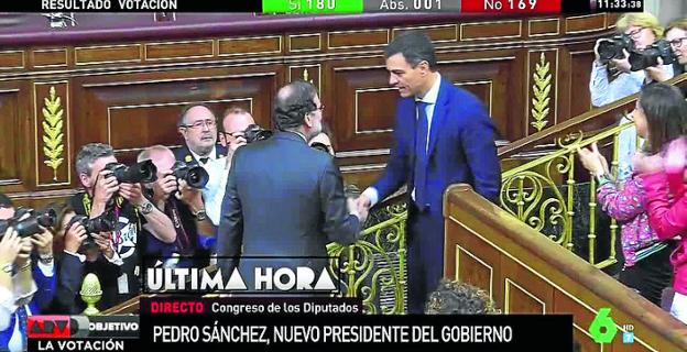 Todas las televisiones del país apostaron al máximo por dar cobertura informativa a la moción de censura que culminó con el cambio de Gobierno.