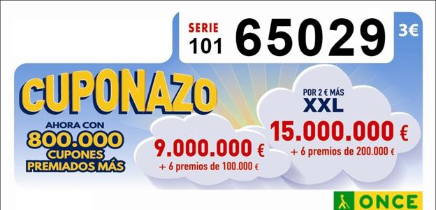 El Cuponazo de la ONCE reparte 275.000 euros en Antequera